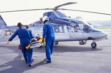 Helicopter ambulance