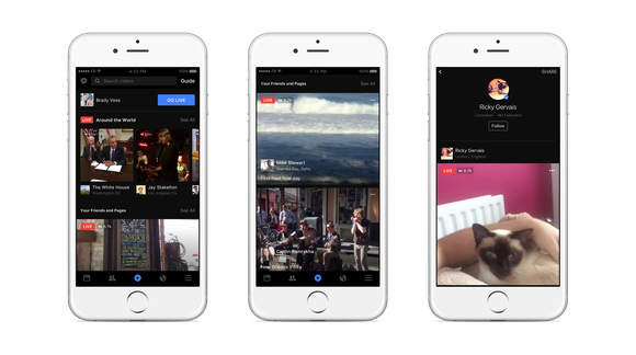 Viewing video in the Facebook app