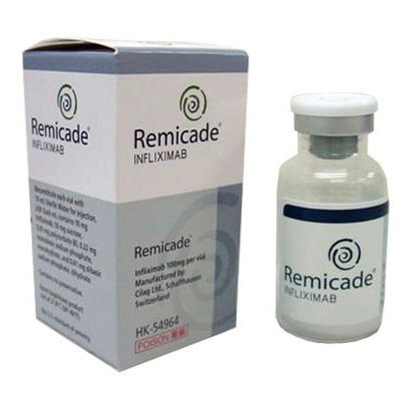 Box and vial of Remicade. 