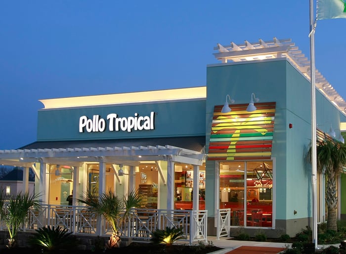 A Pollo Tropical restaurant.