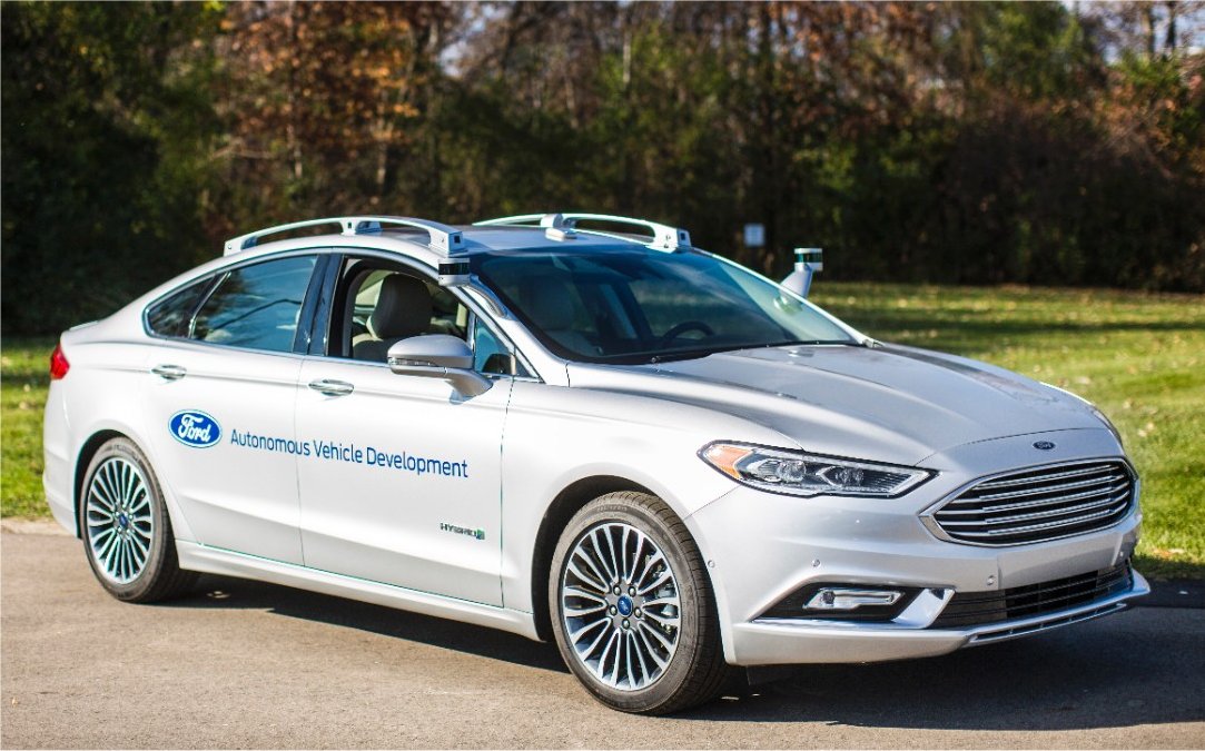 Ford's autonomous Fusion hybrid.