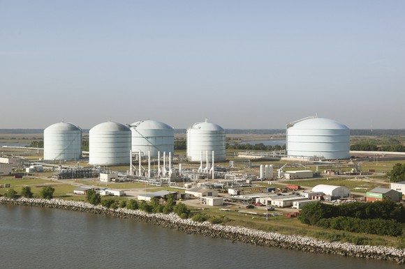 Kinder Morgan's Elba LNG Terminal. 