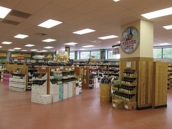 The inside of a Trader Joe's.