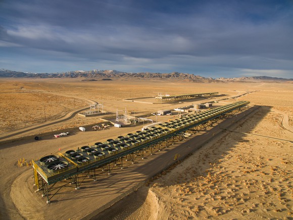 Ormat's Don A. Campbell geothermal power plant