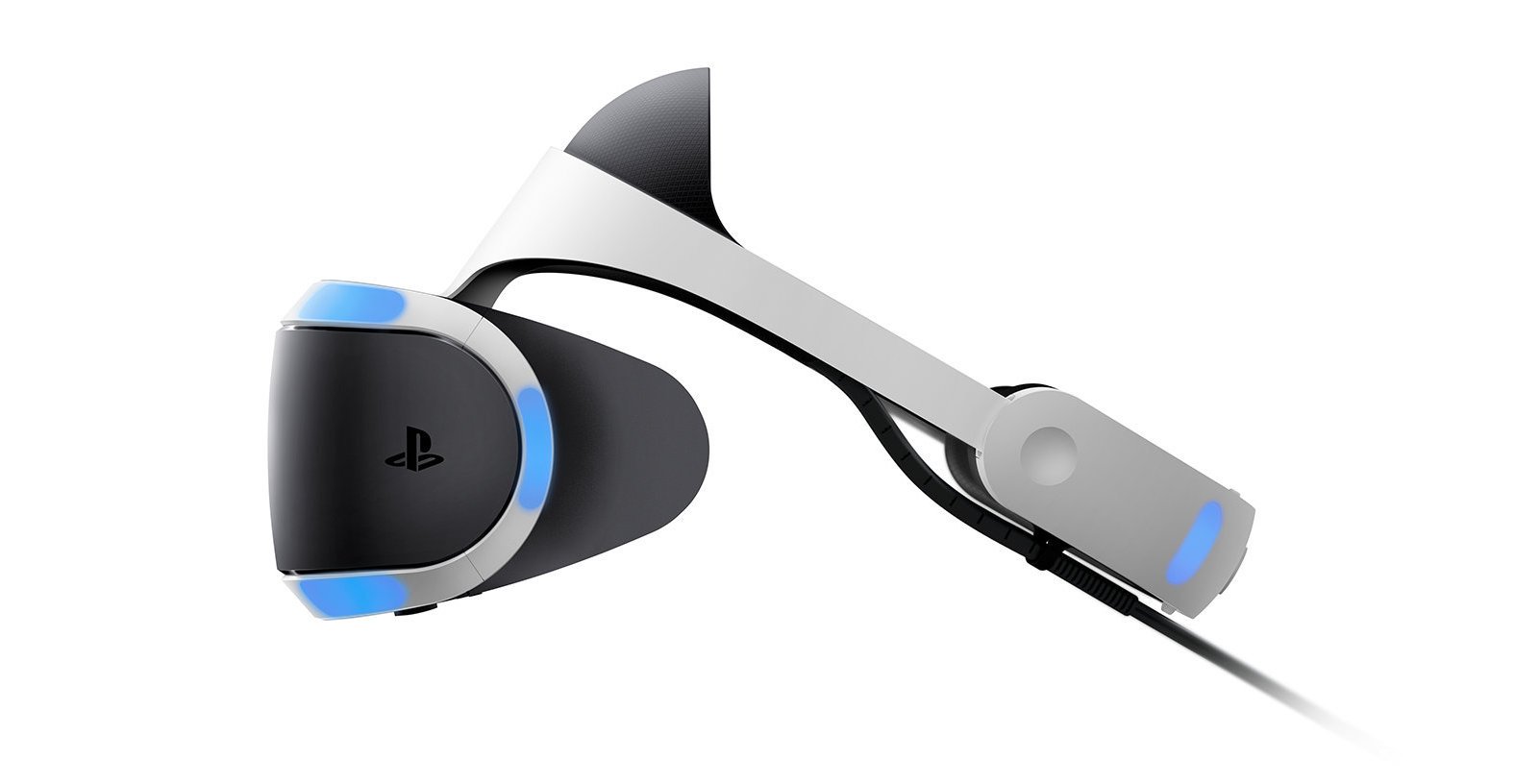 Picture of Sony's Playstation virtual reality headset.