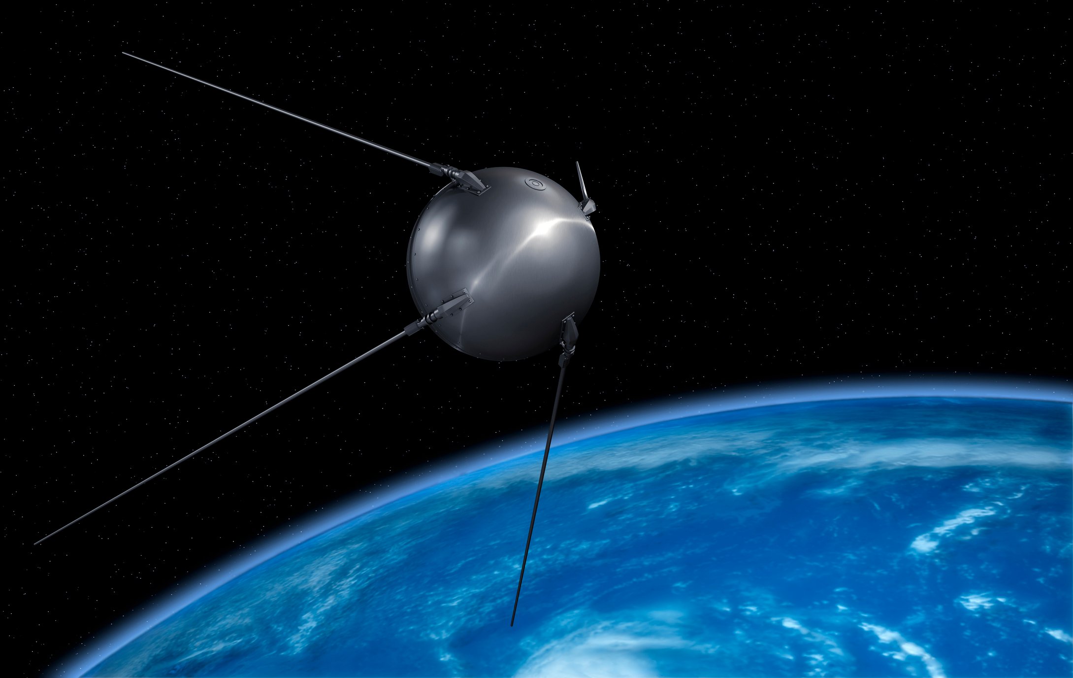 Sputnik satellite.