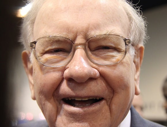 Photo of Warren Buffett. 