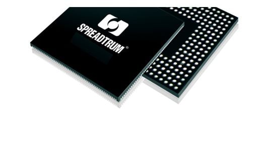 A render of Spreadtrum's mobile chips. 