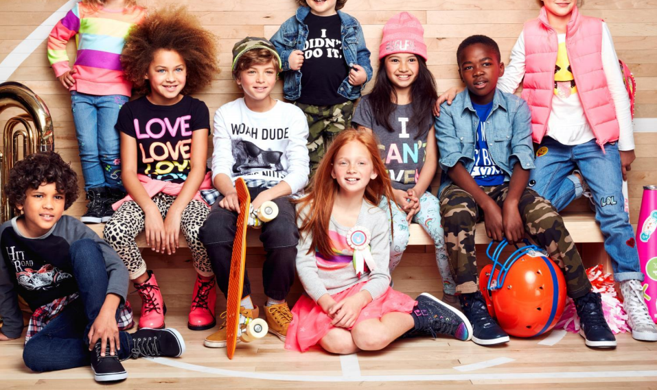 Kids wearing The Children's Place clothes