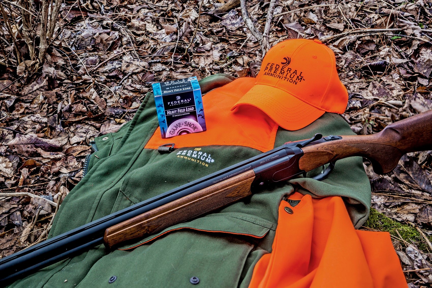 Vista Outdoor's 555 over-and-under shotgun with Federal Premium shells.