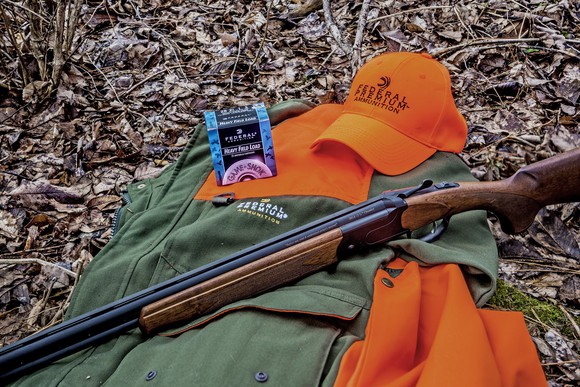 Vista Outdoor's 555 over-and-under shotgun with Federal Premium shells.