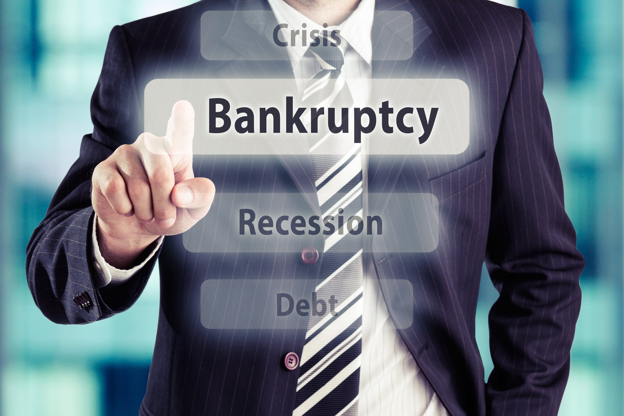 Bankruptcy Chapter 7 or 11 Debt Recession Getty