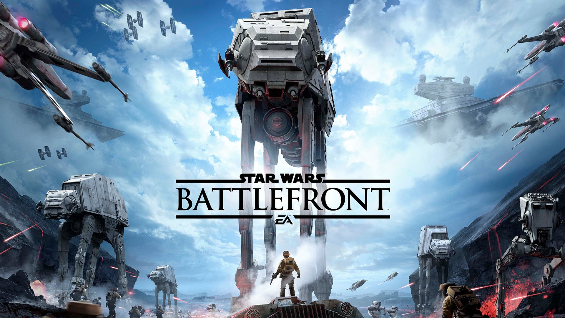 The cover of EA's popular Star Wars video game. 