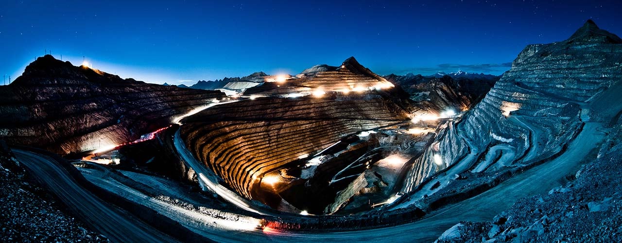Picture of Antamina mine in Peru.