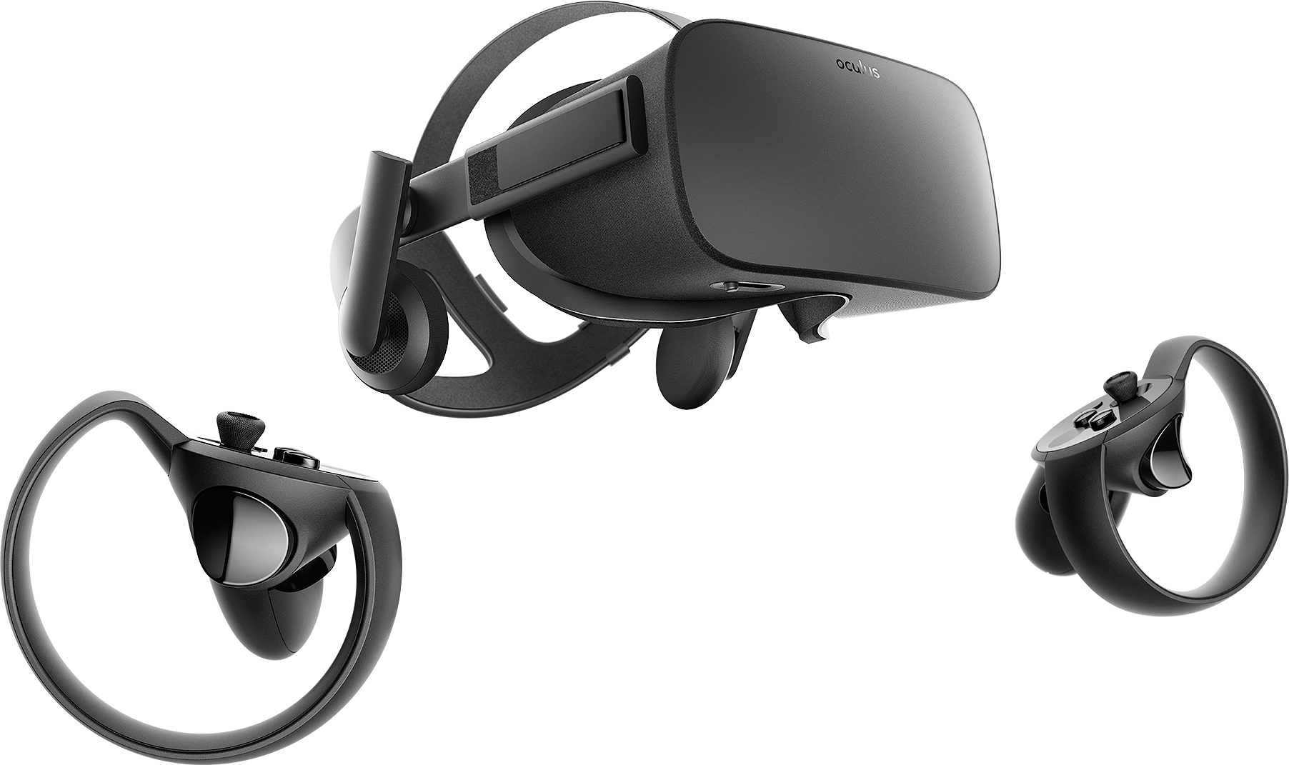 Oculus Rift headset and Touch controllers
