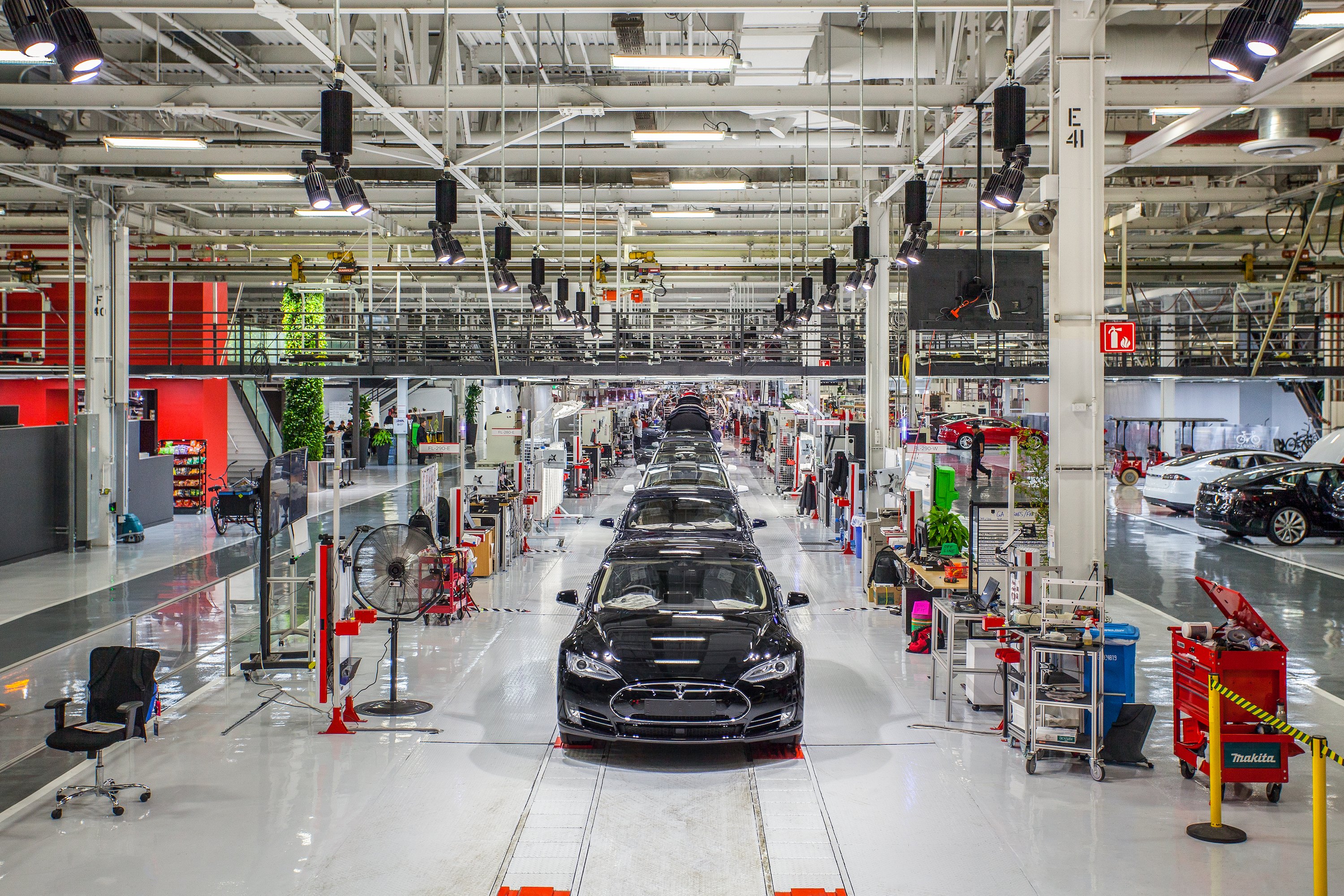 Tesla factory in Fremont
