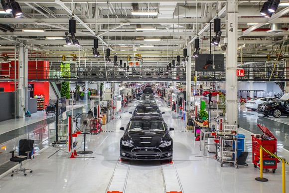 Tesla factory in Fremont