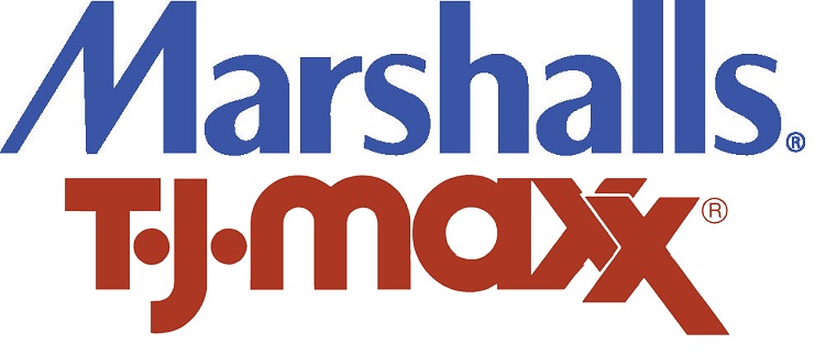 The Marshalls and T.J. Maxx logos.