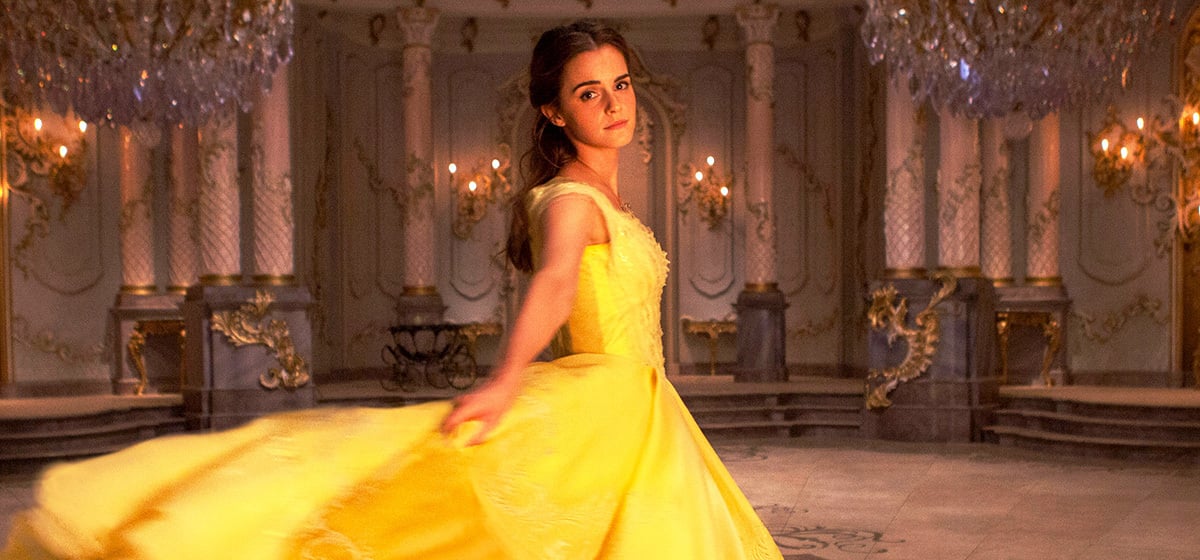 Actress Emma Watson as Belle in Disney's live-action "Beauty and the Beast." 