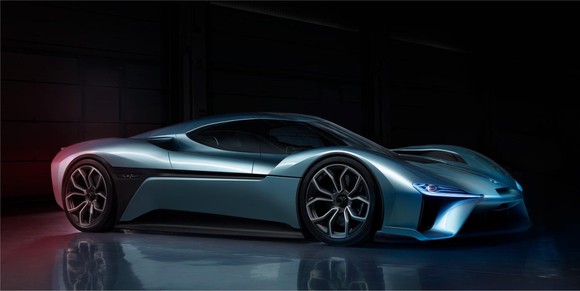 NIO's EP9, the fastest EV supercar in the world.