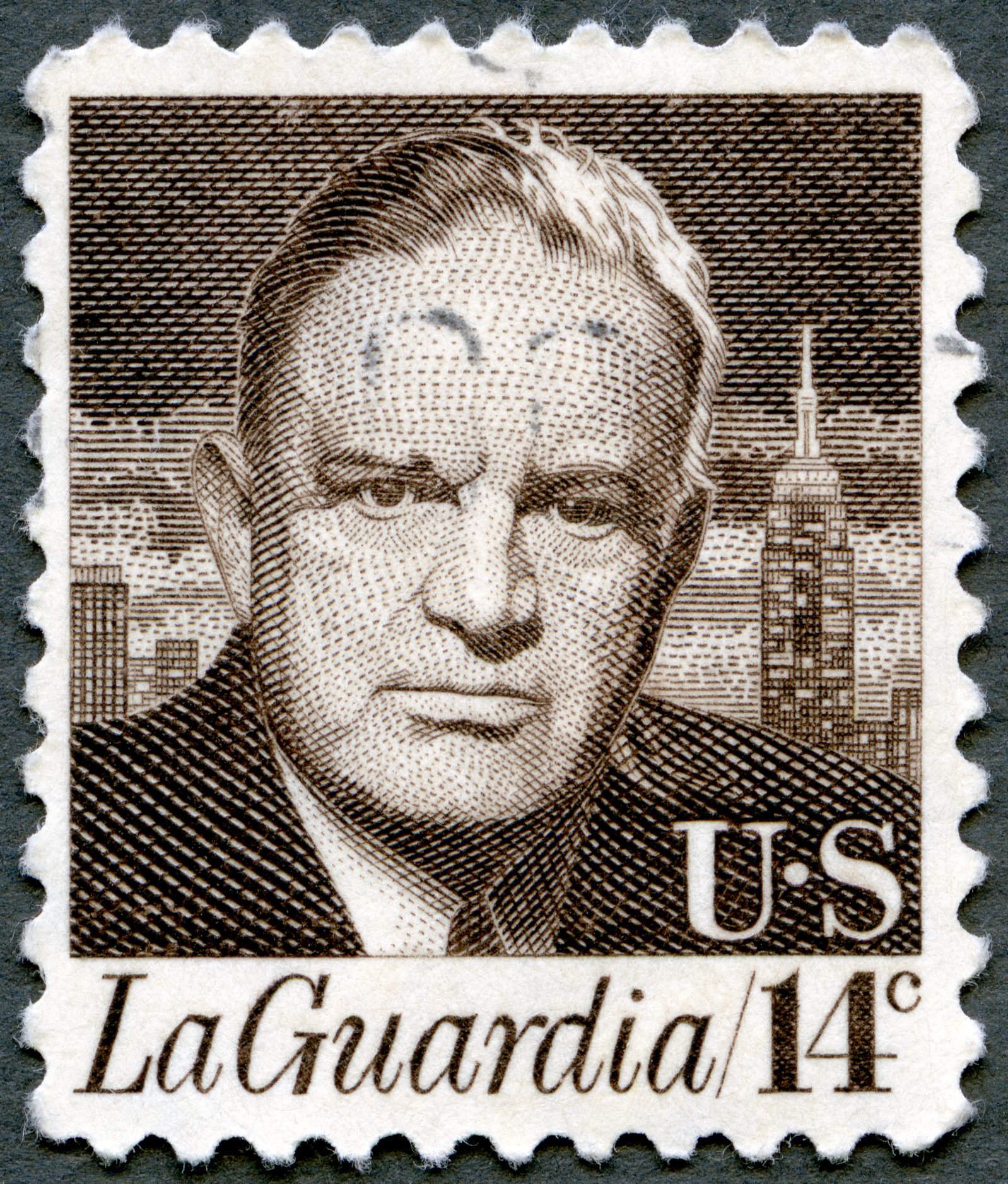 LaGuardia stamp.