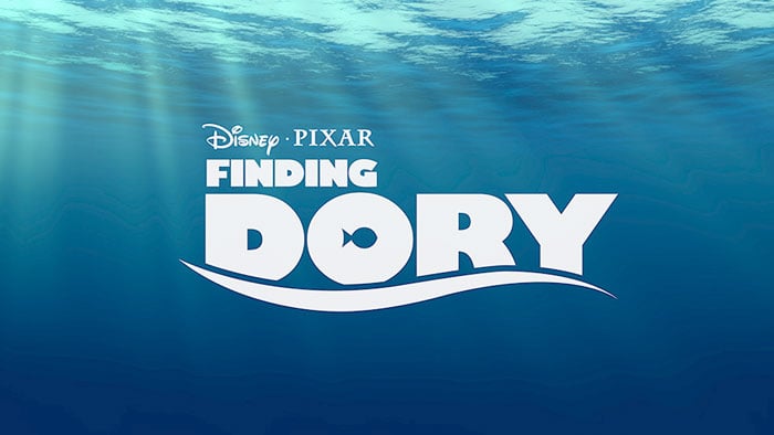 Title screen from Finding Dory