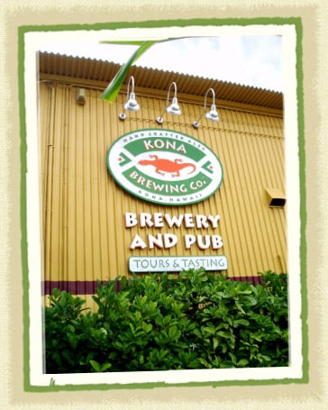 The outside of the Kona Brewing brewery.