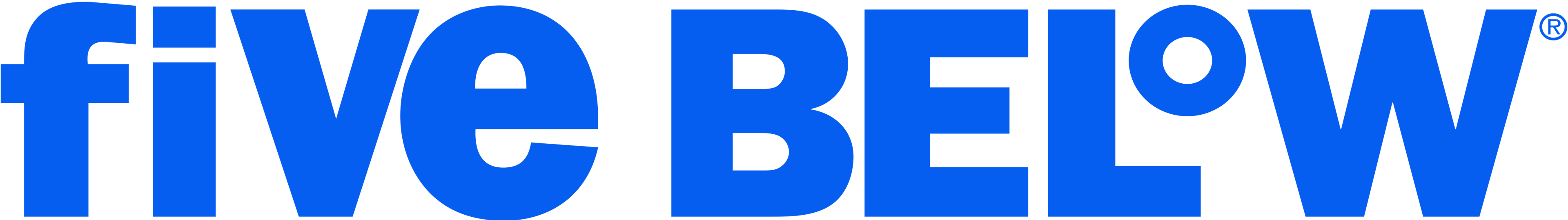 Five Below logo.