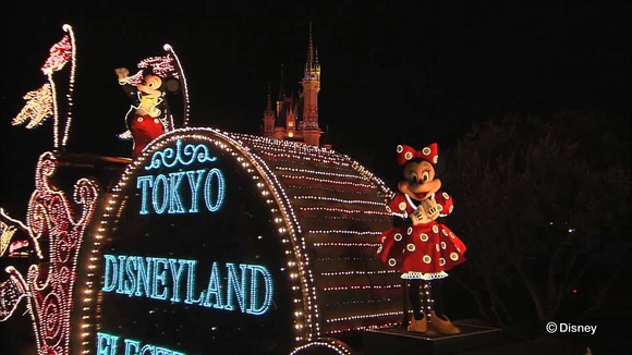 Parade at Disneyland Tokyo.