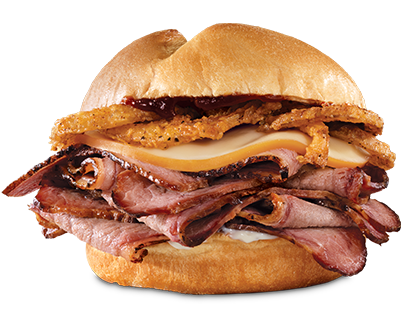 An Arby's brisket sandwich