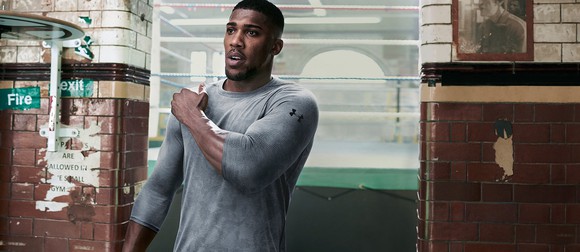 Athlete wearing Under Armour shirt