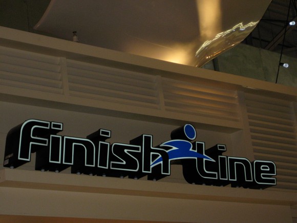 A Finish Line store in a mall
