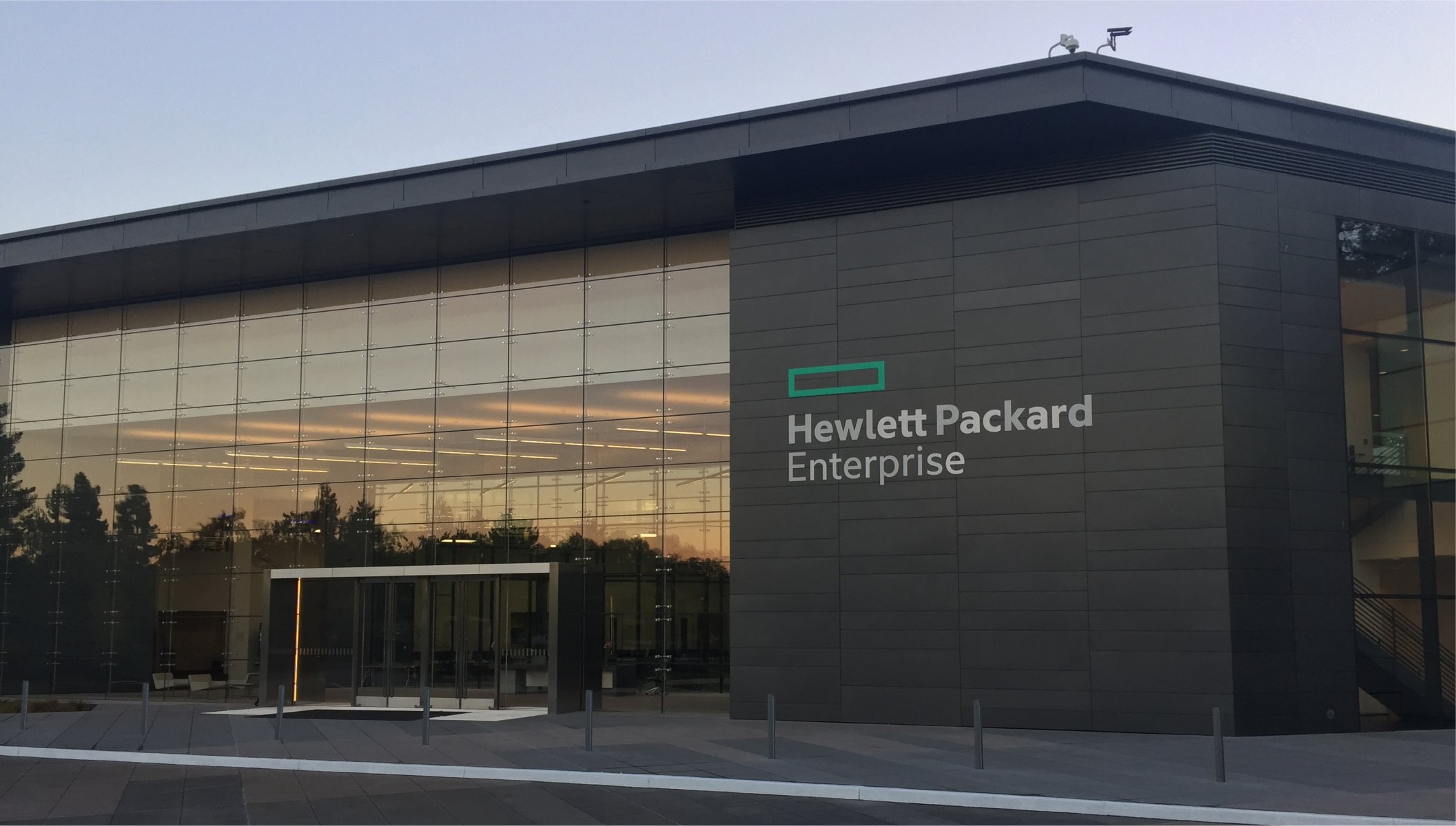 Hewlett Packard Enterprise's offices.