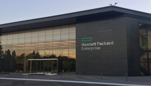 Hewlett Packard Enterprise's offices.