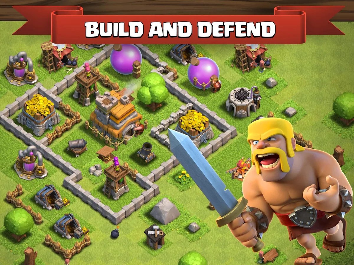 Supercell's Clash of Clans.