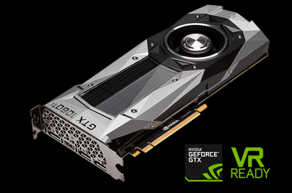 The new GeForce GTX 1080 Ti card. 