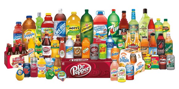 The family of Dr Pepper Snapple brands.