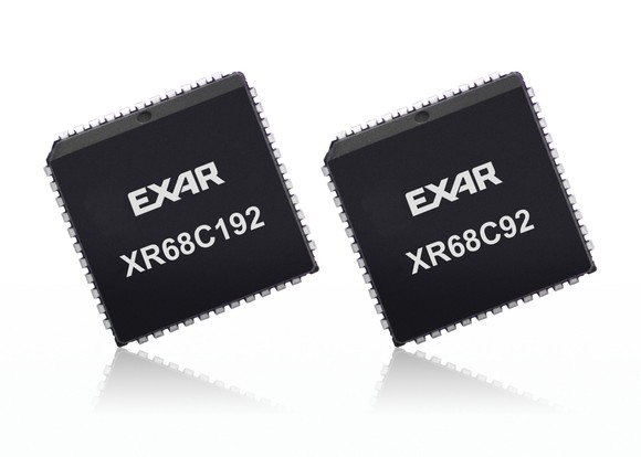 Two of Exar's chips.