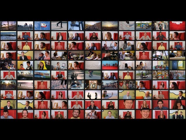 An image of dozens of Snapchat users.