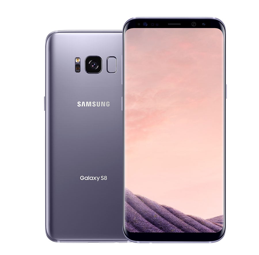The new Samsung Galaxy S8 smartphone.