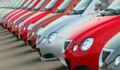 fleet of cars