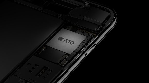 Tearaway rendering of Apple's A10 Fusion chip