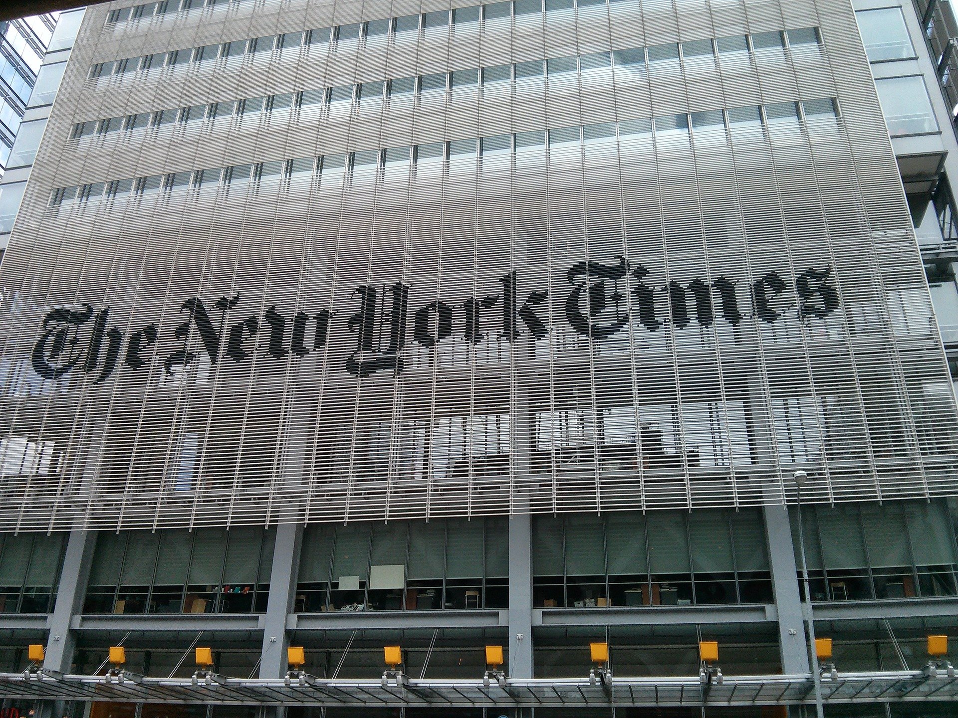 The New York Times building.