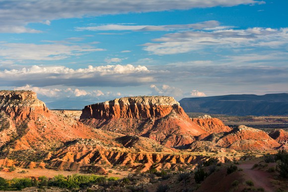 New Mexico desert rocks.