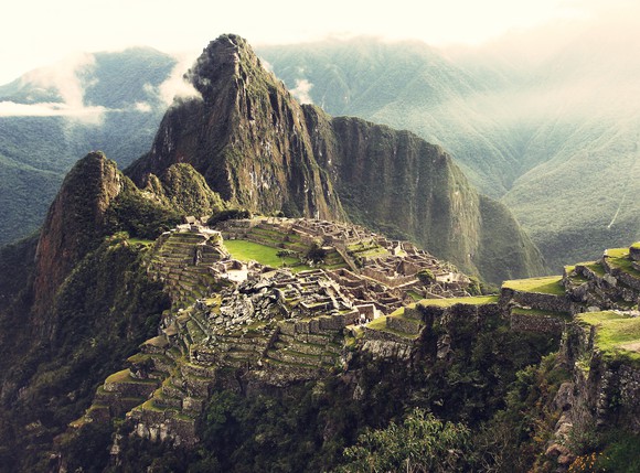 A view of Machu Picchu in Peru. 