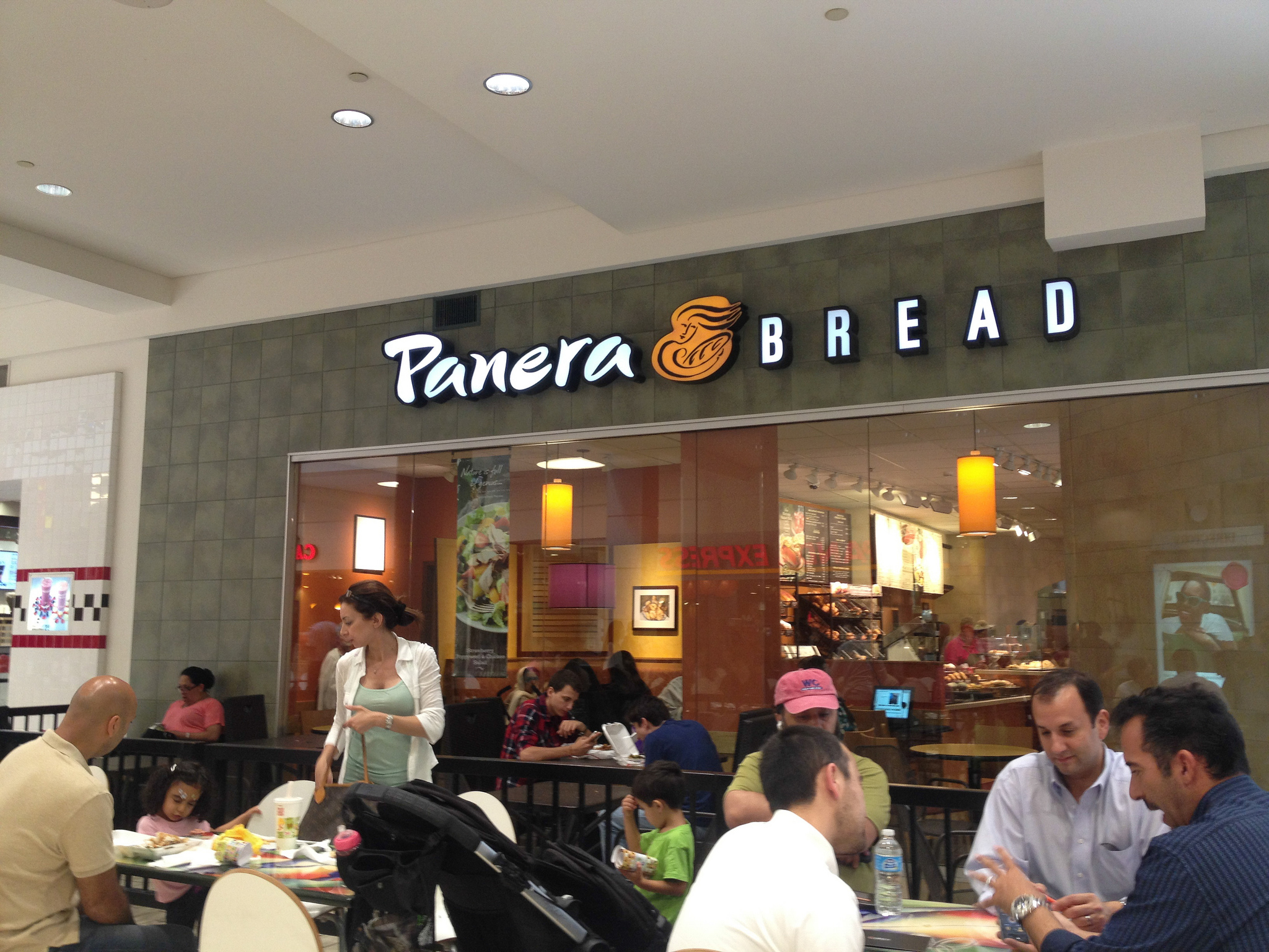 A scene at a Panera Bread cafe
