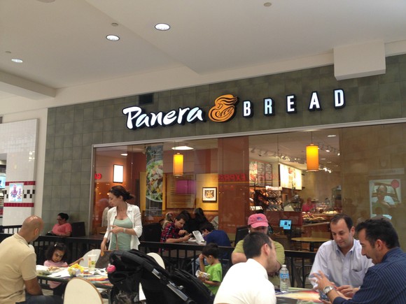 A scene at a Panera Bread cafe