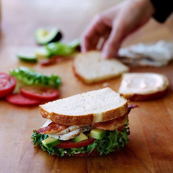 A Panera Bread sandwich.