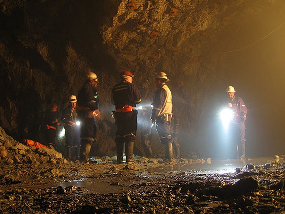 Employees at a McEwen Mine.