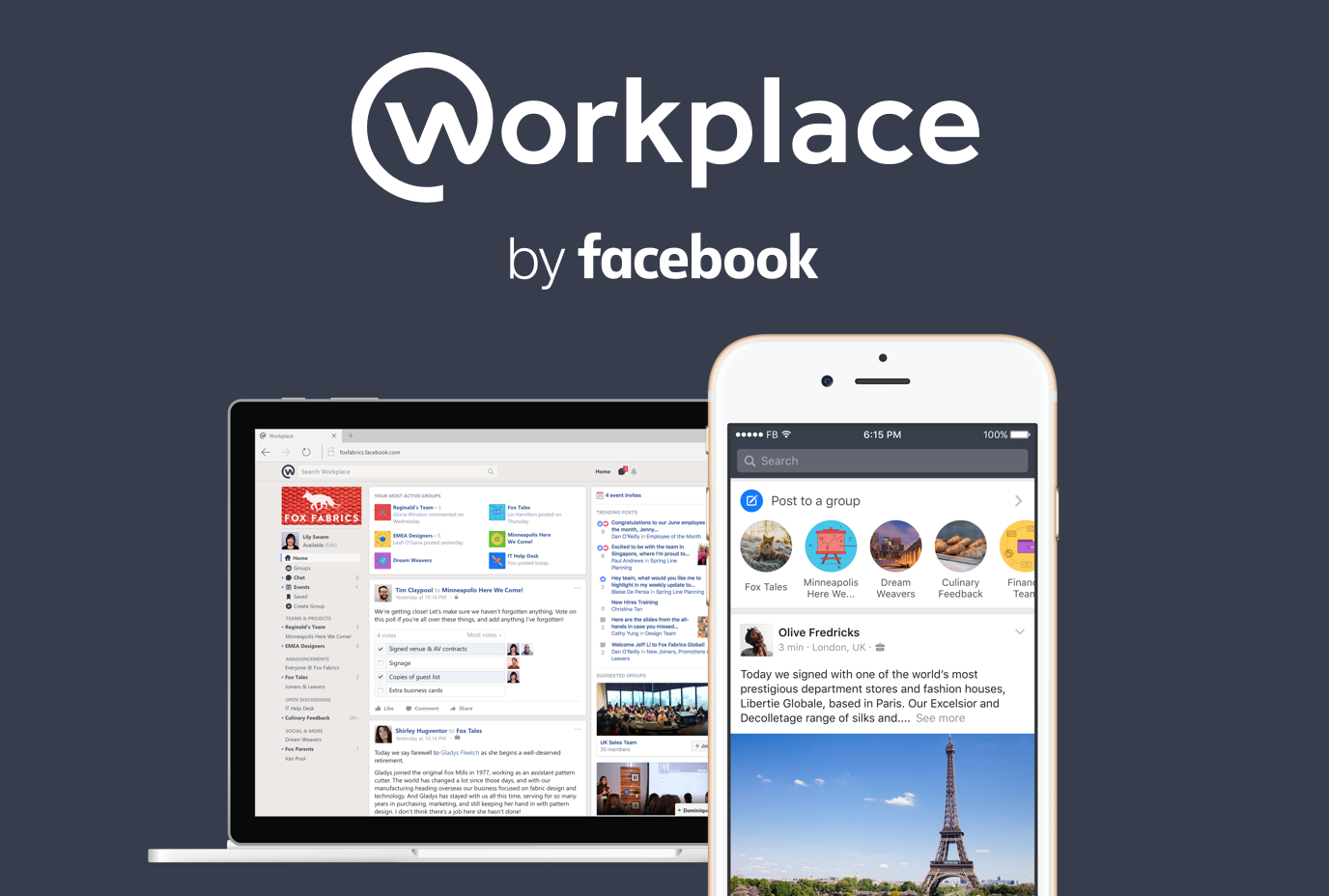 Workplace on desktop and mobile
